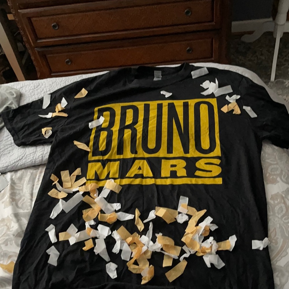 BRUNO MARS 2021 tour T-shirt Large